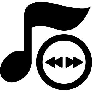 八分音符和选择器箭头