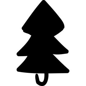 Christmas tree pine handmade symbol