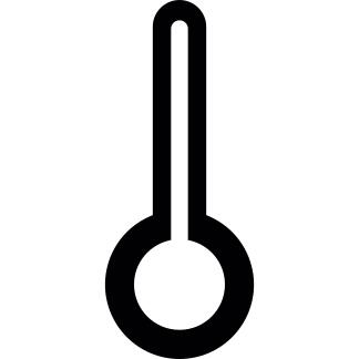 Blank thermometer