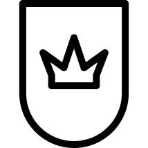 Shield with Crown