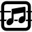Musical note and stave