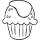 Cupcake with Cream
