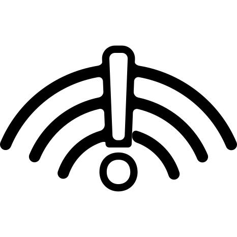 Wifi连接警告符号