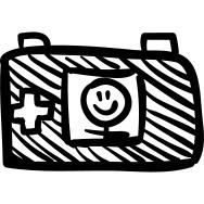 Toy photo camera back