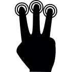 Three fingered hand