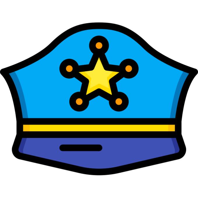 警察帽子