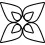 Flower with 4 petals