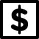 Square with Dollar Symbol