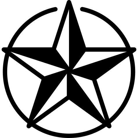 Star Inside a Circle