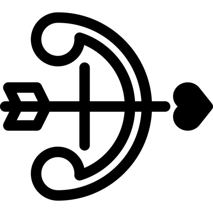 Cupid Bow and Arrow