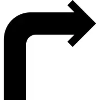 Curved Arrow