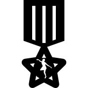 Star shaped medal variant