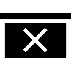 Cross on a rectangle