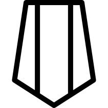 Shield with Two Stripes