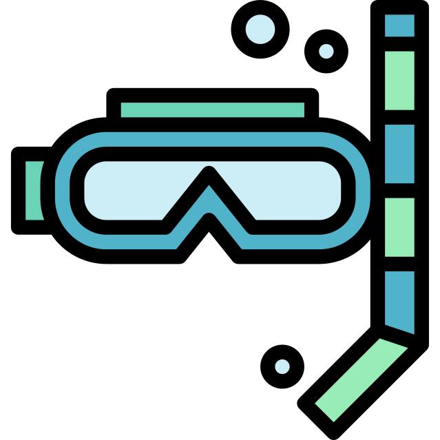 Diving glasses