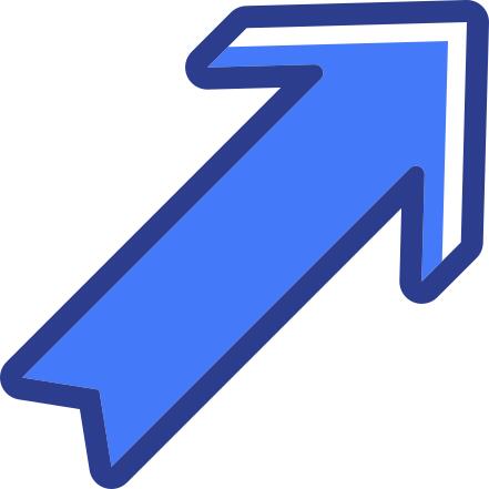 Diagonal arrow