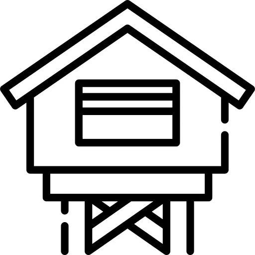 Beach hut