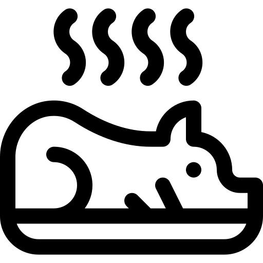 Roasted pig