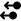Two arrows pointing left