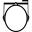 Google glasses top view on a bald head