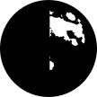 Half moon phase symbol