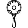 Football ball and tie