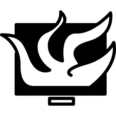 Computer monitor with tentacles