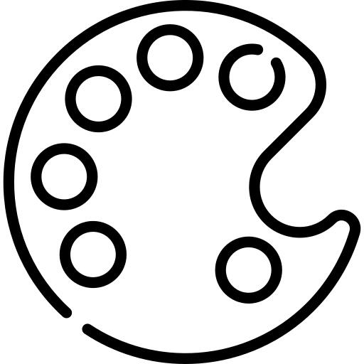 油漆调色板