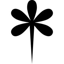 Flower variant with stem