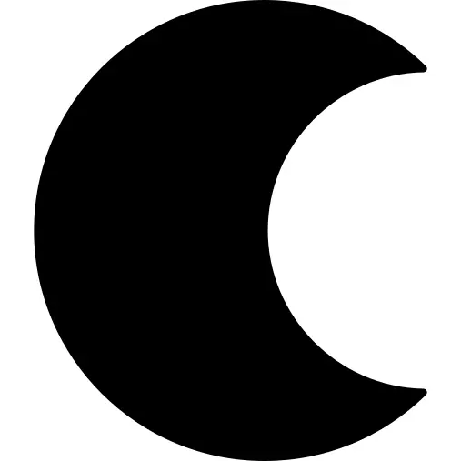 Crescent moon