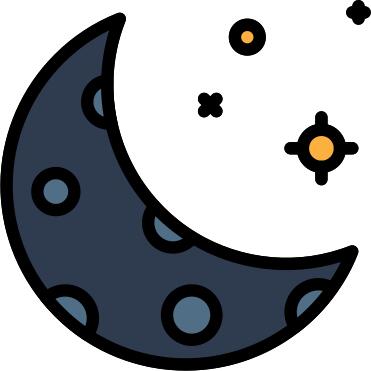 Crescent moon