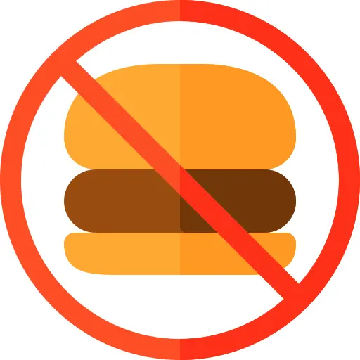 No fast food