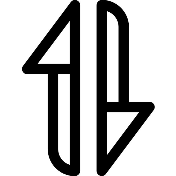 Up and down arrows