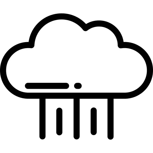 多雨的