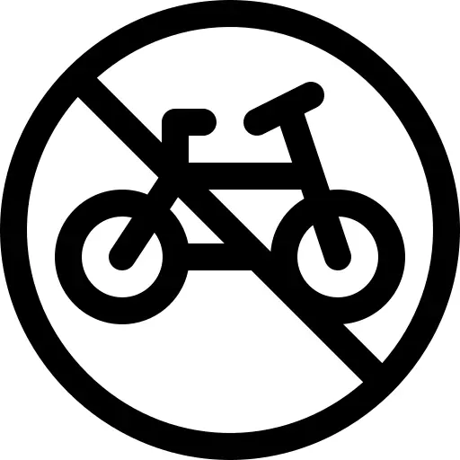 No bicycle