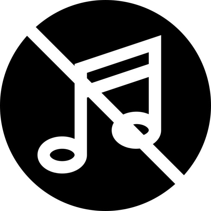 No music