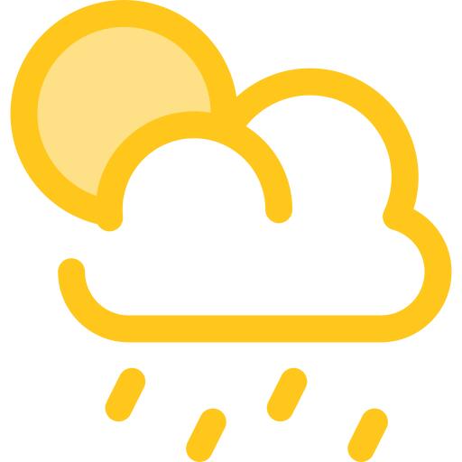 多雨的