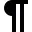 Pilcrow symbol