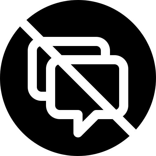 No chatting