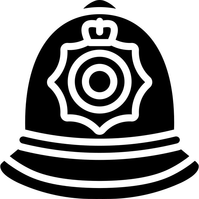 警察帽子