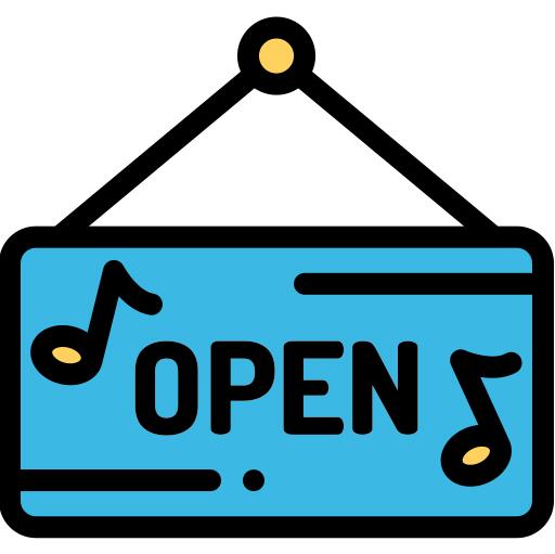 Open sign