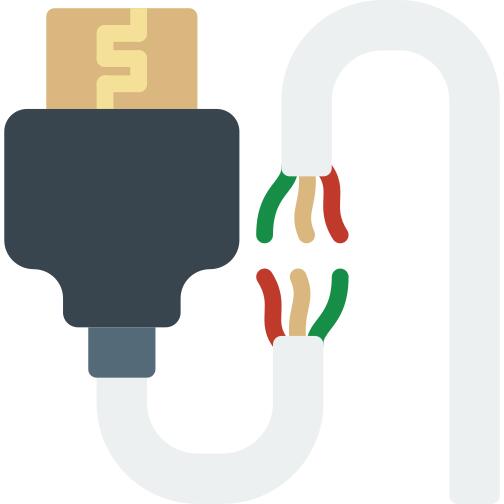 Broken cable