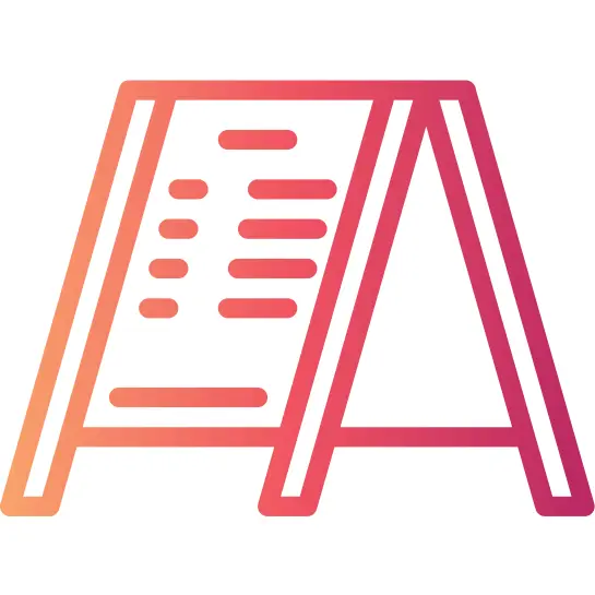 Daily specials board