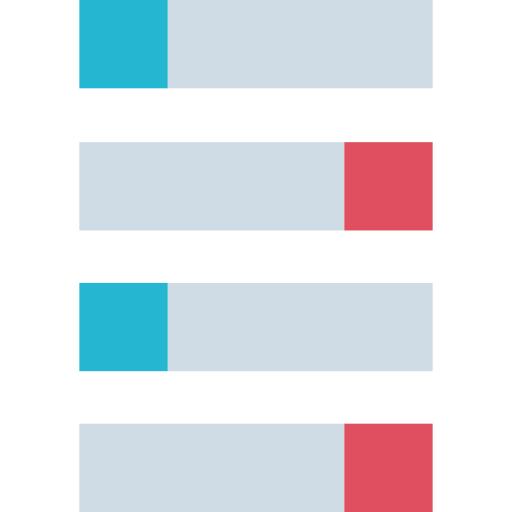 Horizontal bars