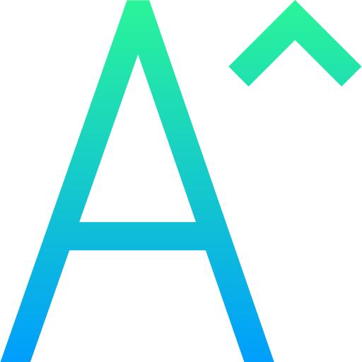 Resize font