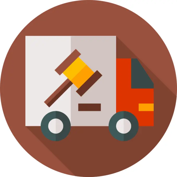 Delivery truck