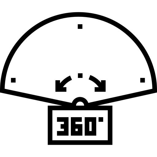 360 degrees