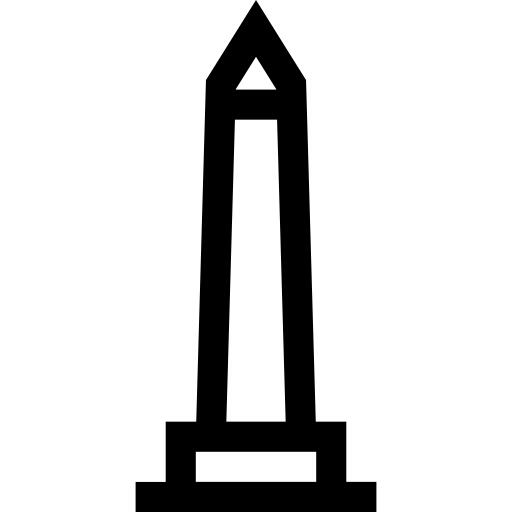 Walled obelisk