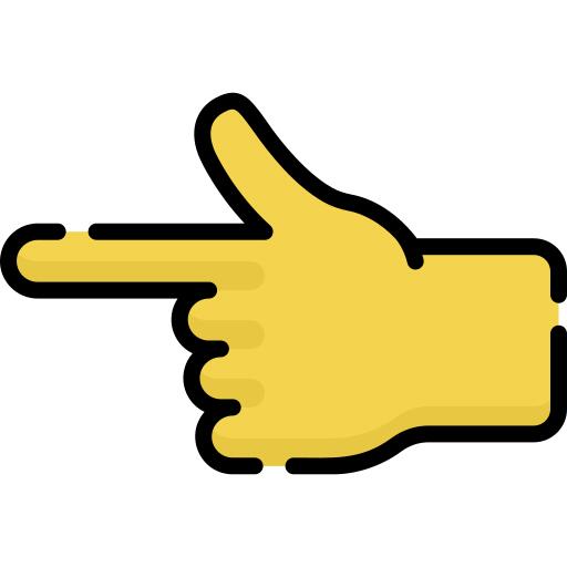Pointing left