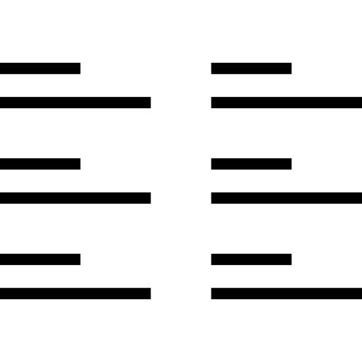 Left alignment